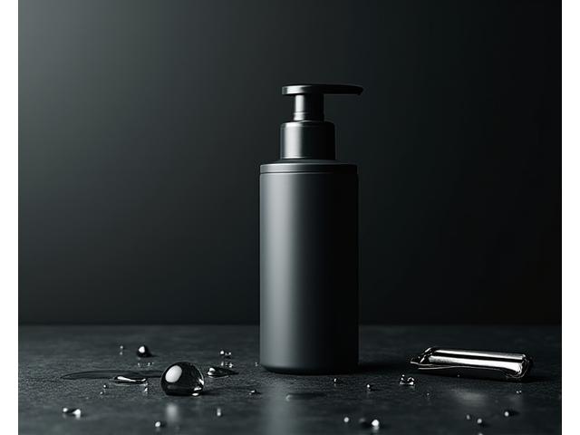 洗練された男性用スキンケア製品